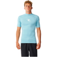 Mens Waves UPF Perf Short Sleeve Rash Vest